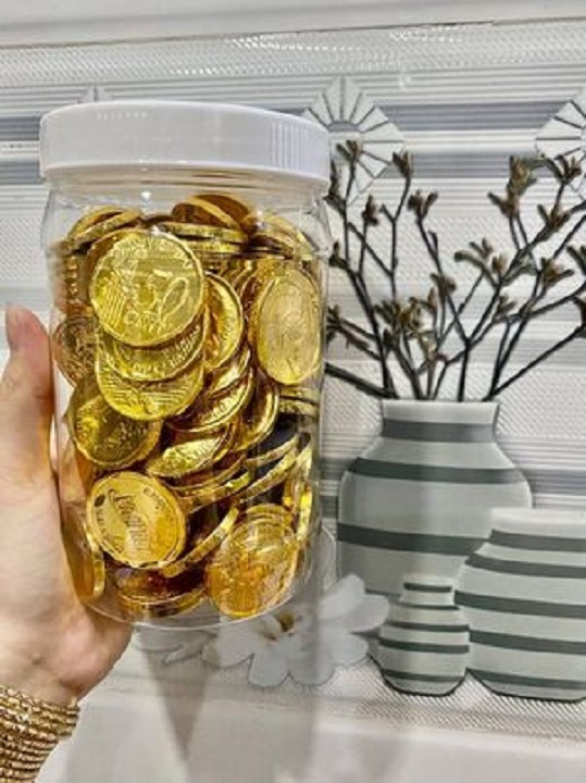 Socola đồng tiền dạng hủ 500g