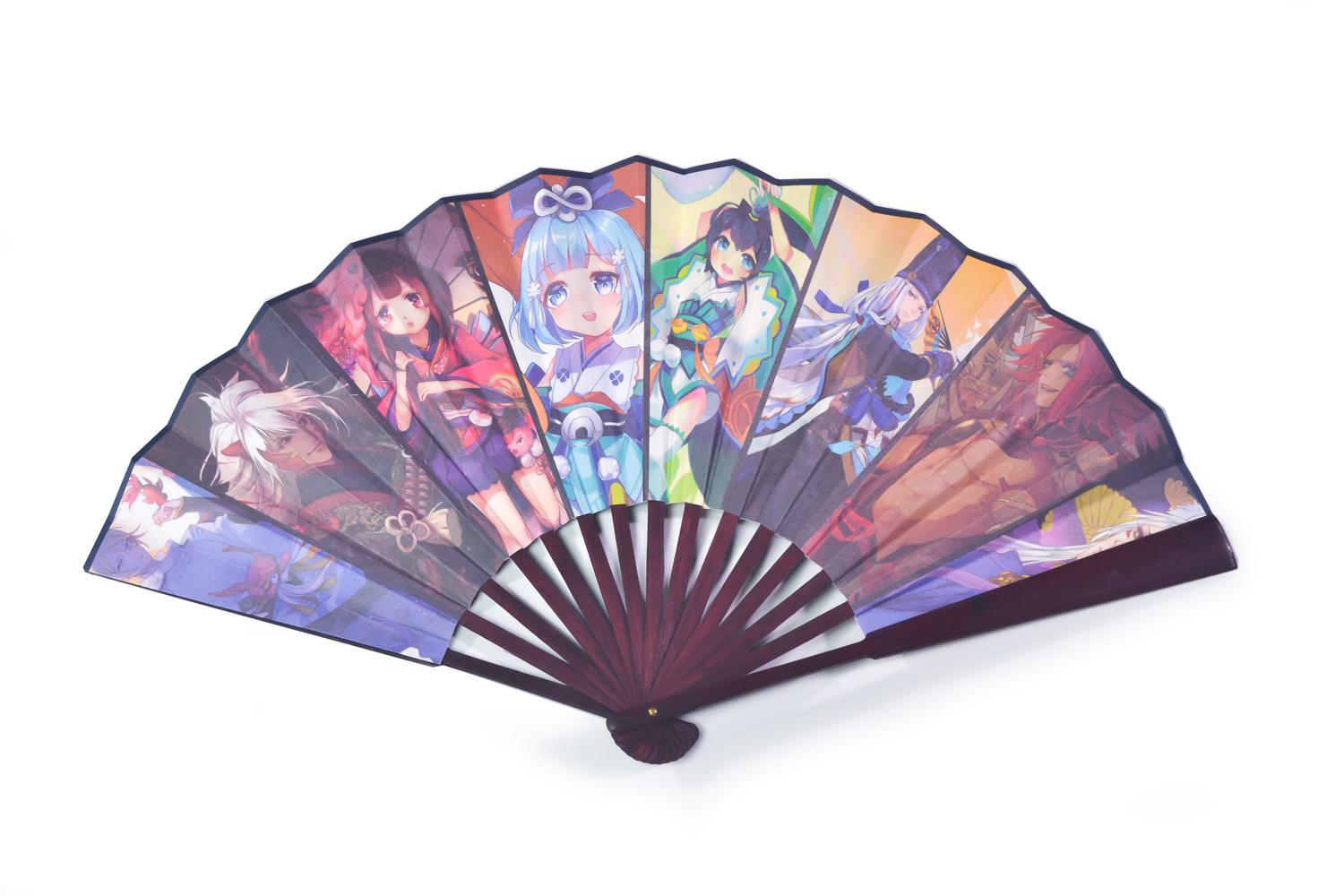 [Thanh lý giá gốc]Quạt xếp Anime - Onmyoji [PKA] [KS45]