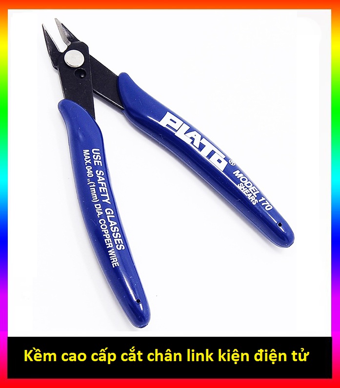 Kìm Plato 170 - Kềm cắt mô hình, cắt coil, cắt chân linh kiện...