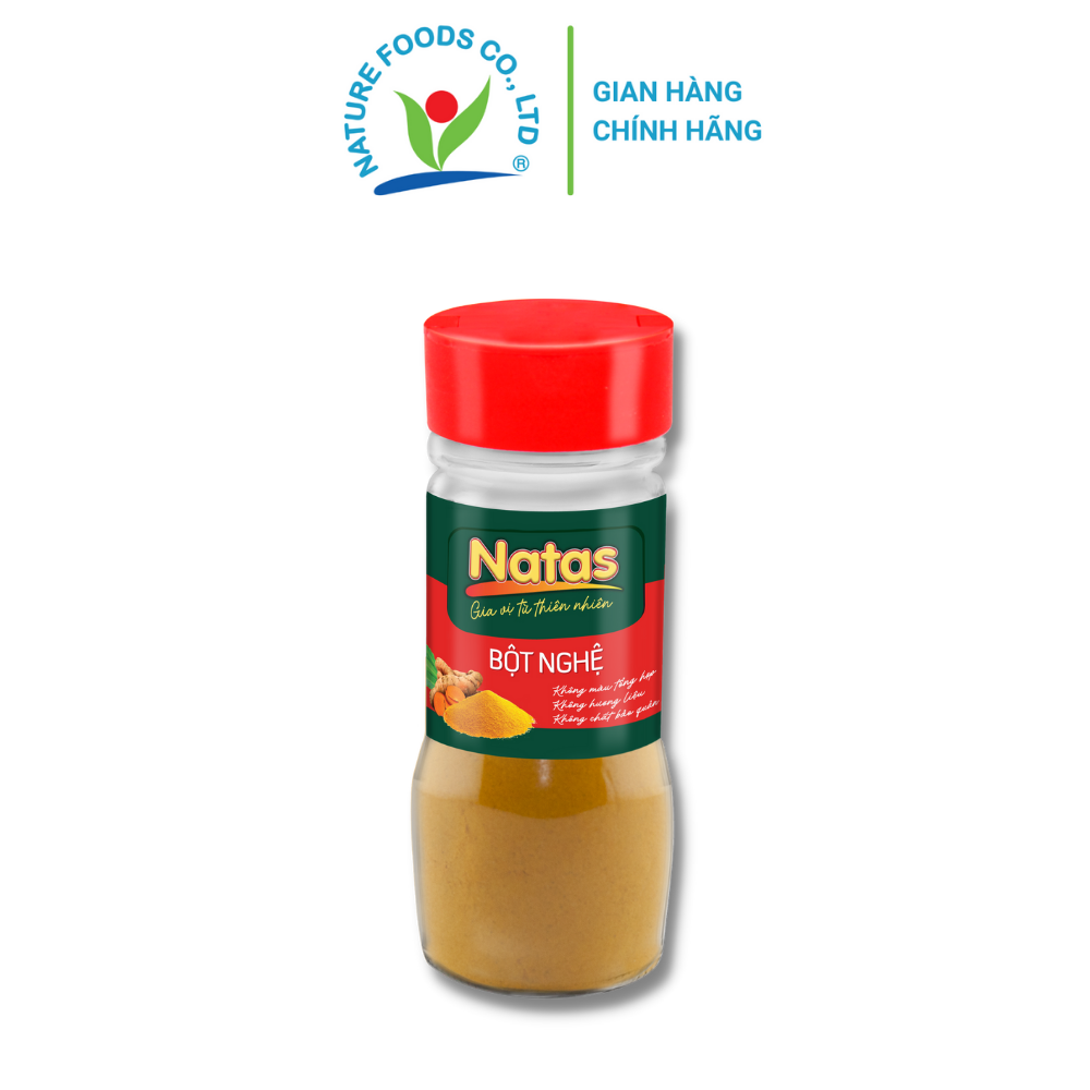 BỘT NGHỆ NATAS gia vị tiện dụng (hũ 40g)
