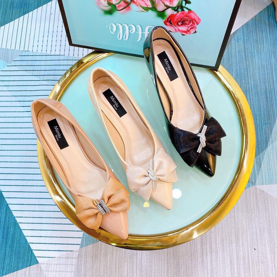 Giày búp bê mũi nhọn 5cm