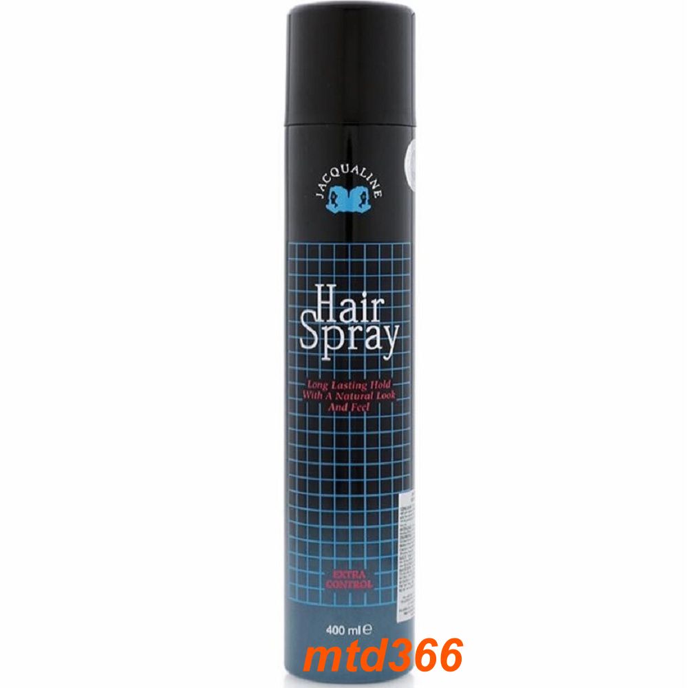 Keo xịt tạo kiểu tóc 400ml jacqualine.
