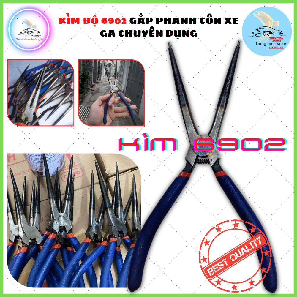 Kìm 6902 độ chuyên dụng gắp phanh côn xe ga - dụng cụ sửa xe máy cao cấp