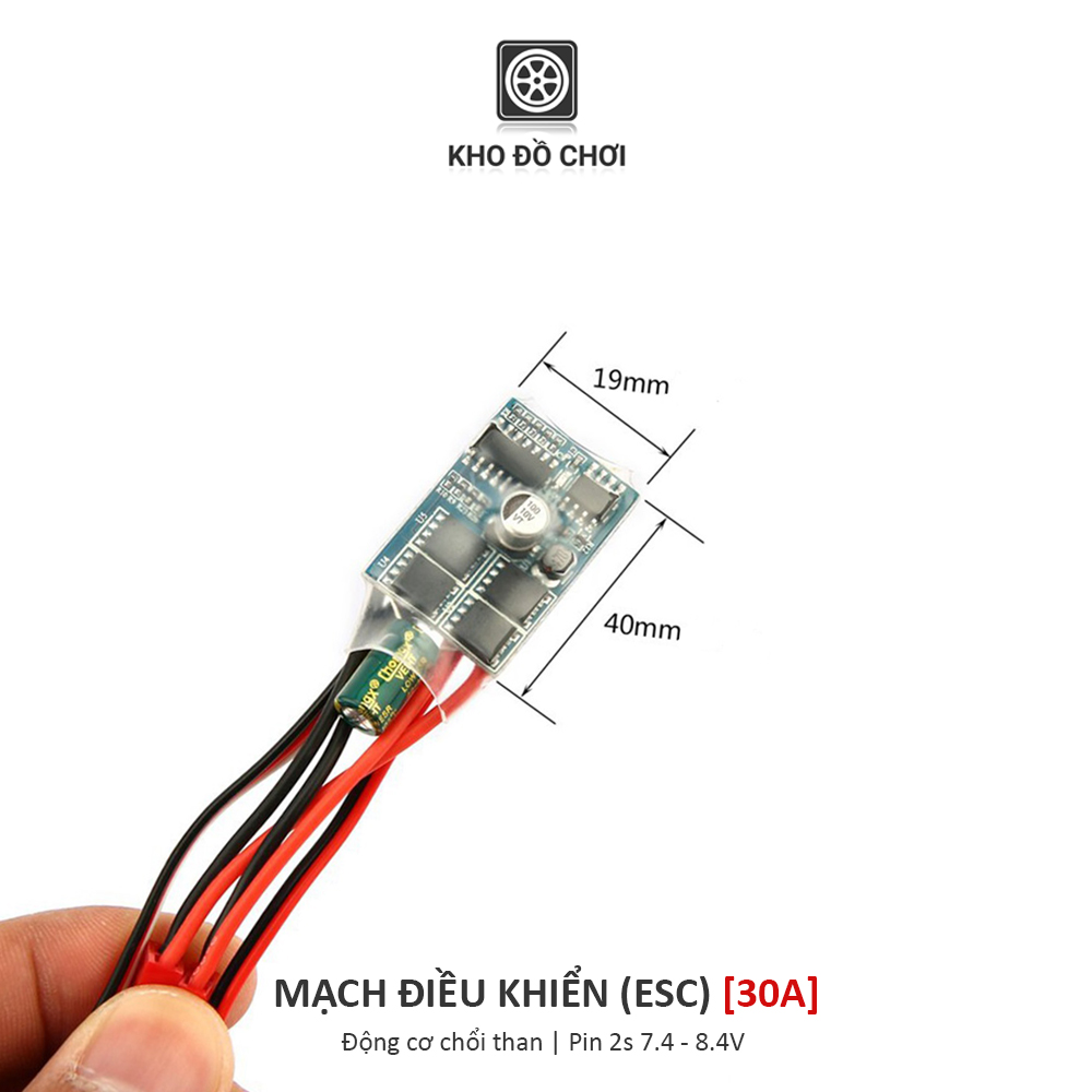 Mạch điều khiển esc 30a brushed