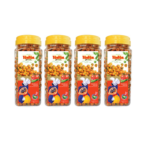 Combo 4 hũ Đậu Hòa Lan Chua cay Tân Tân 190g