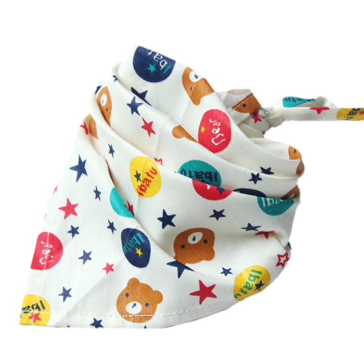 Khăn Yếm Tam Giác 100% cotton mềm mịn