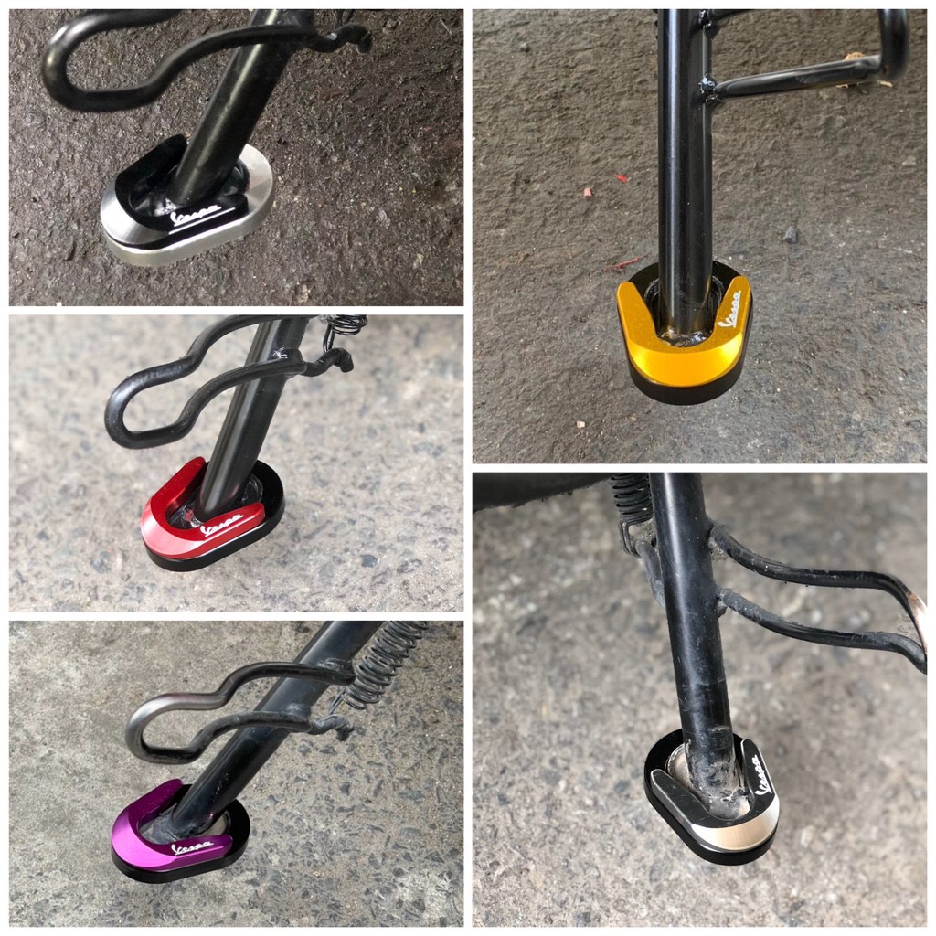 Bọc Chân Chống Xe Vespa Hàng CNC Cao Cấp