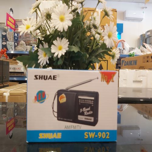 Đài Radio SHUAE SW-888BT - FM/AM/SW, Bluetooth, USB/Thẻ Nhớ