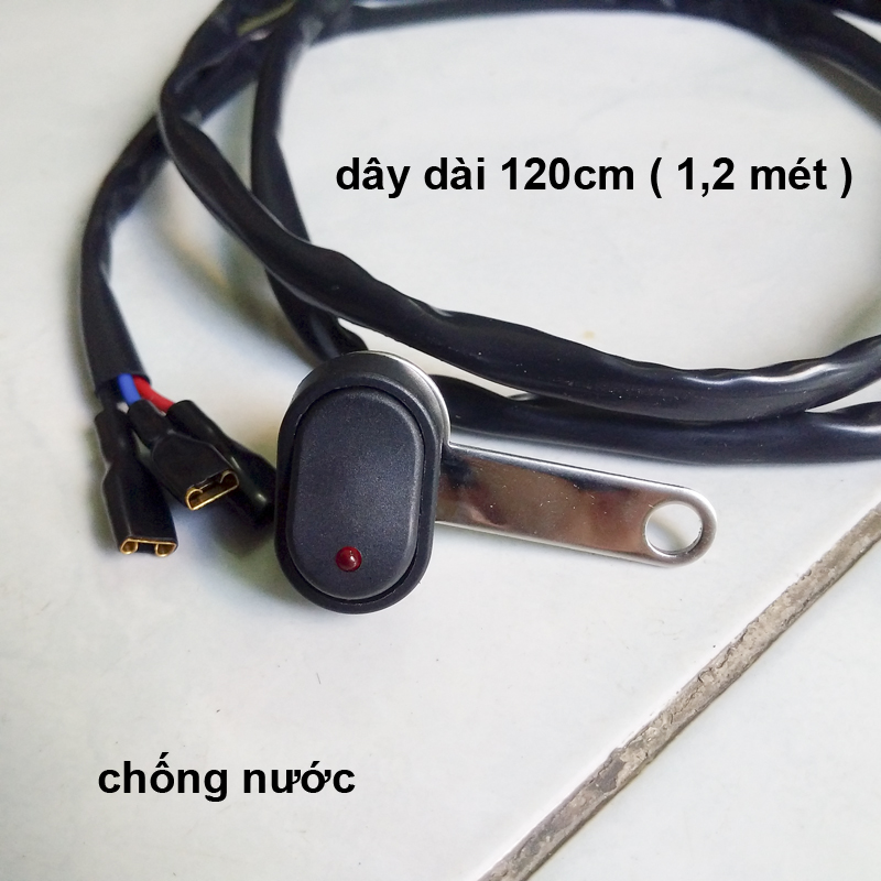Công Tắc Led chân ốc cho xe máy NK081