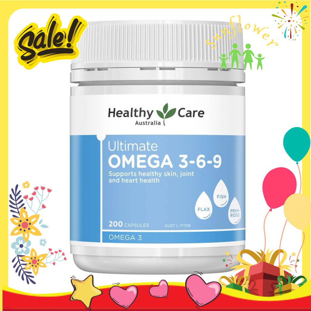 Omega-369 Healthy Care Ultimate Hộp 200 Viên chính hãng Của Úc - Shop Sunflower