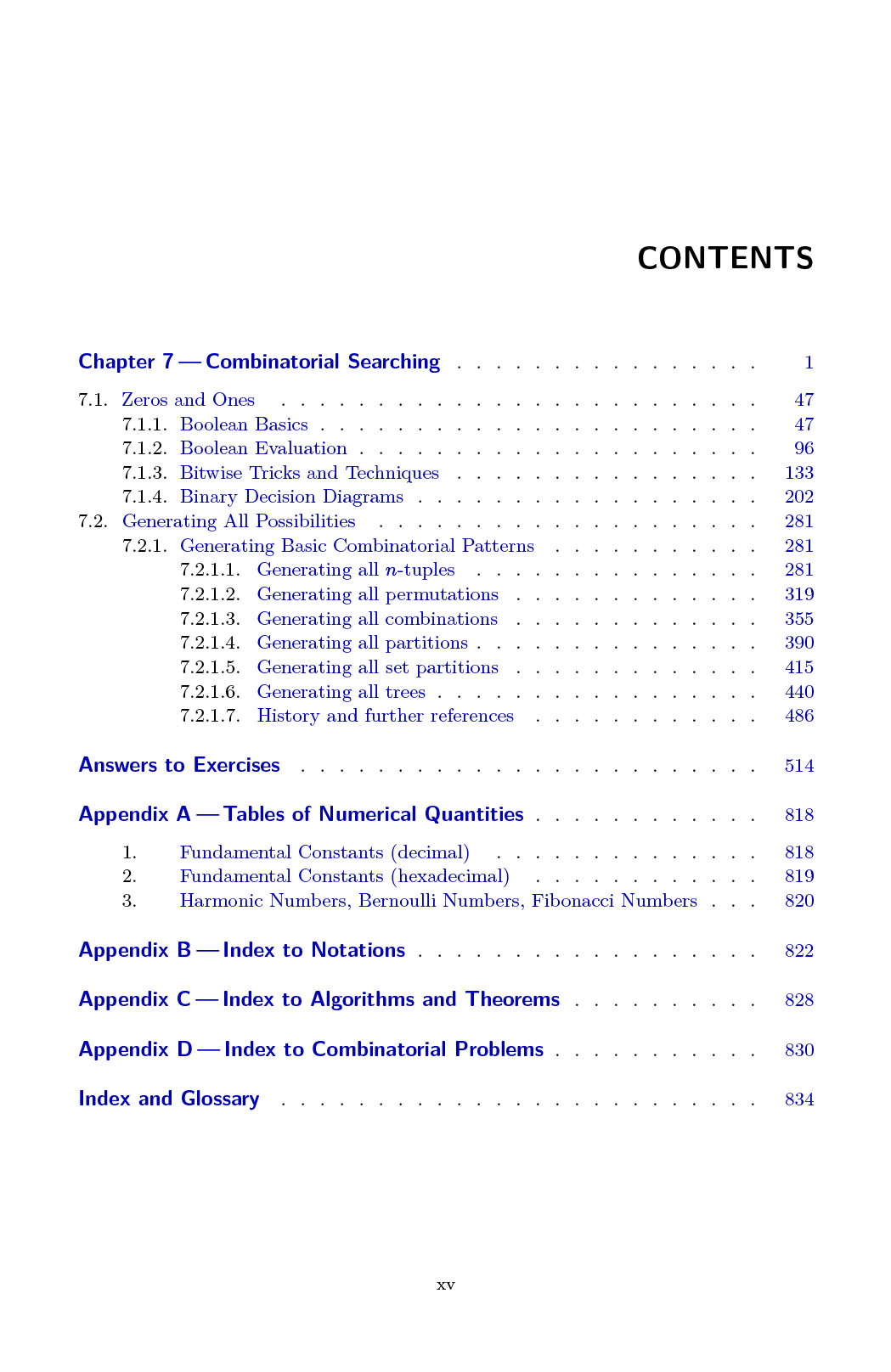 The Art of Computer Programming Volume 4 Part 1- Part 2