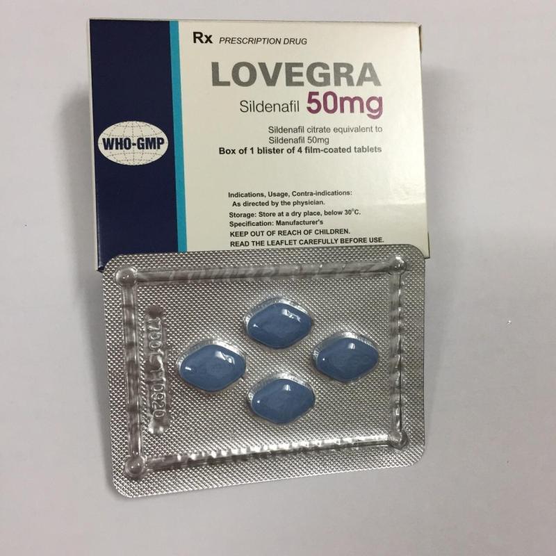 Viên uống điều trị rối loạn cương dương LOVE_GRA 50mg hộp 4 viên tốt nhất