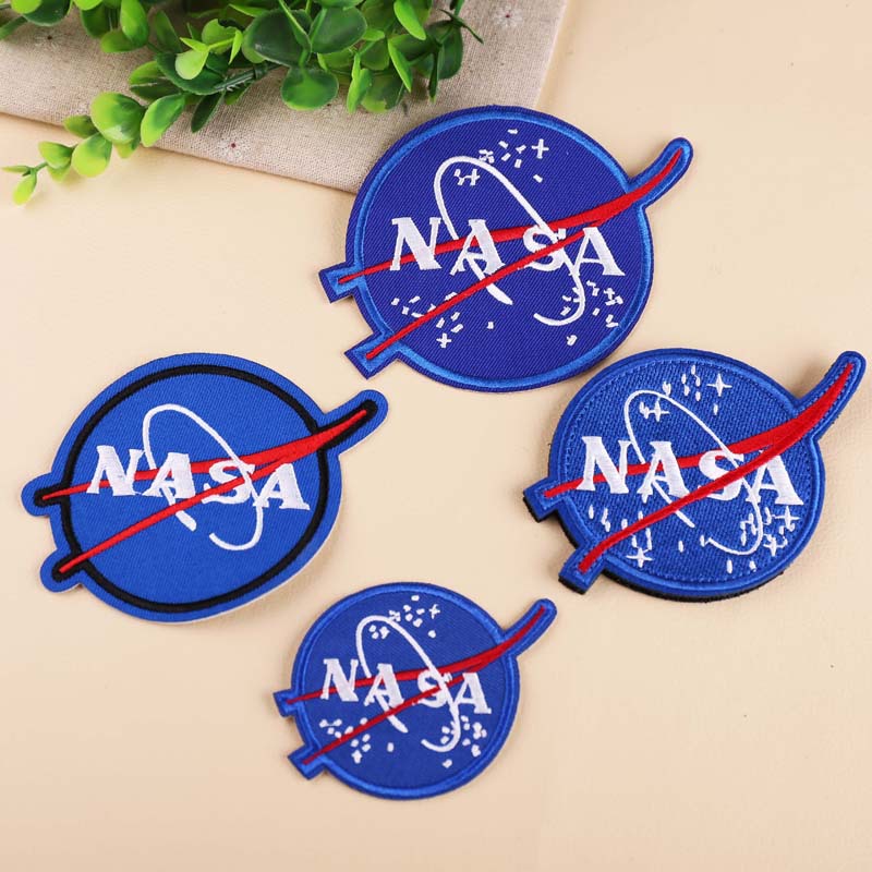 [HCM]Sticker Logo Patch Ủi Quần Áo Hình Logo NASA Vũ Trụ