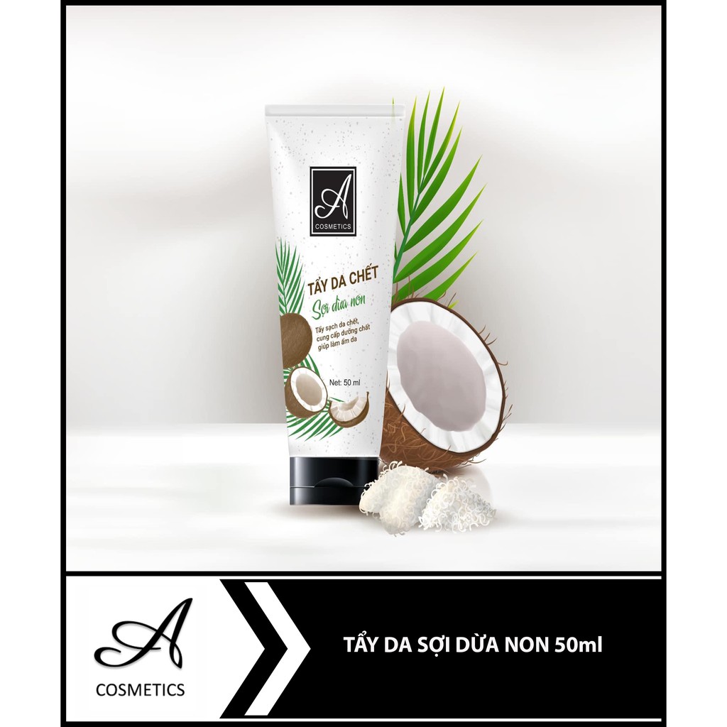 Tẩy da chết sợi dừa non acosmetic