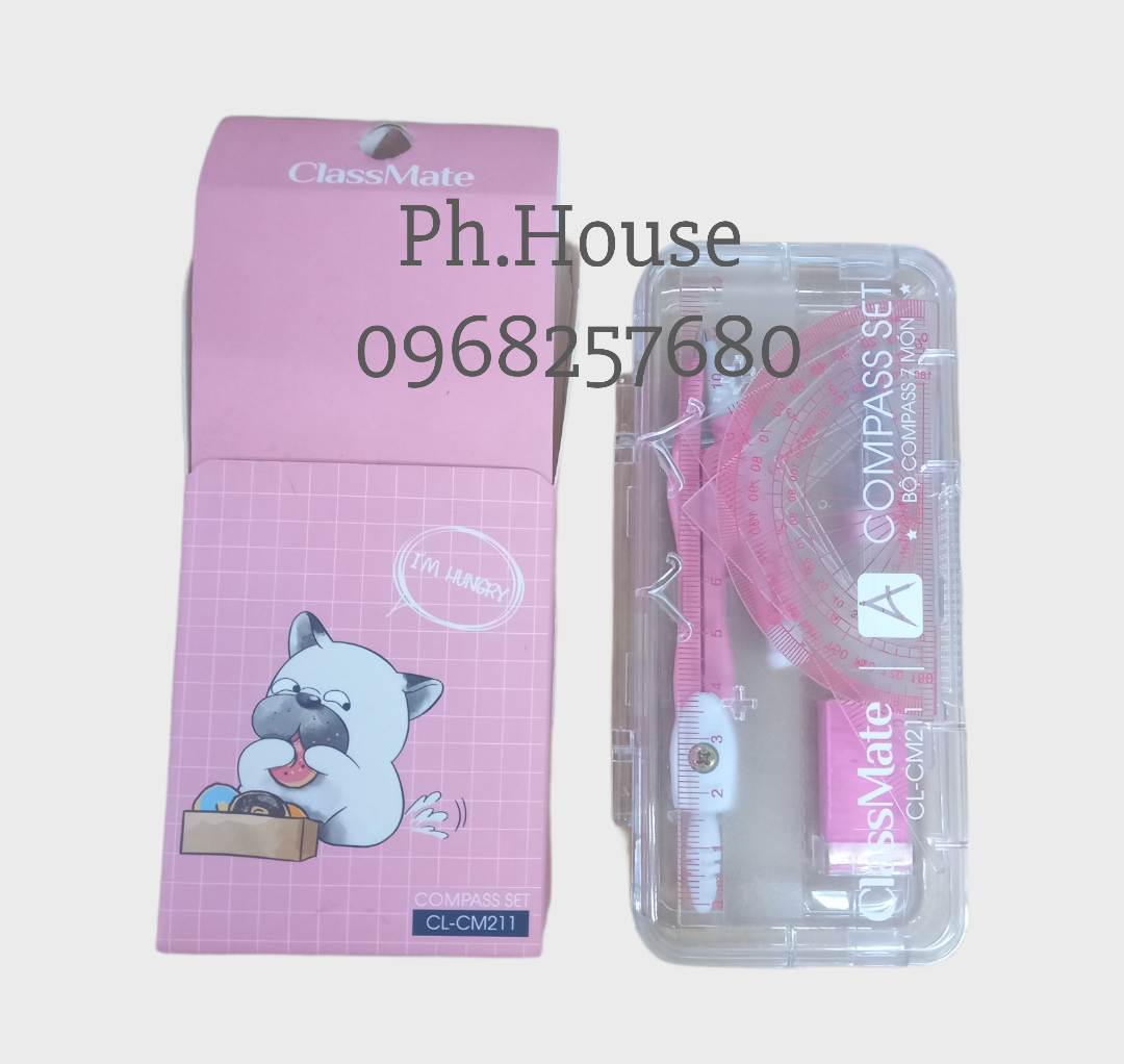 Compa Chì Kim Học Tập, Compa Chì Bấm Cho Học Sinh