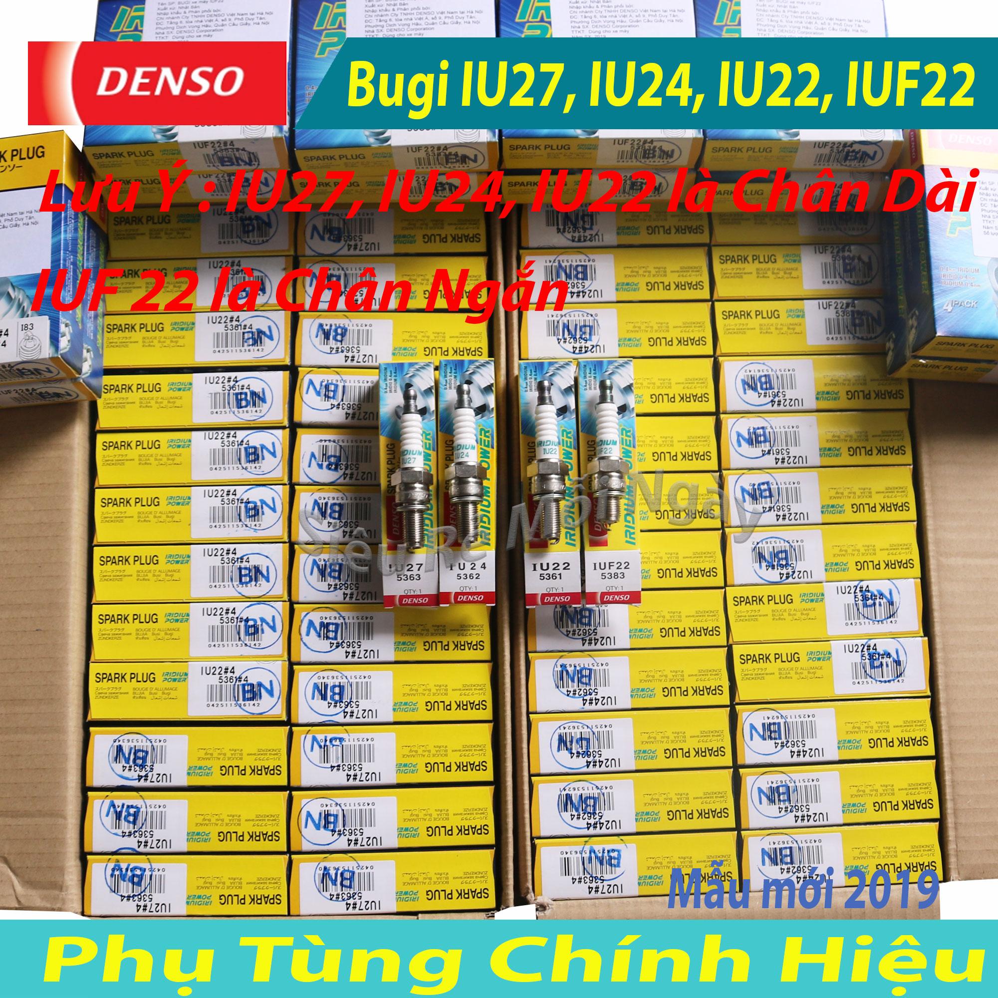 [HCM]Bugi Iridium Denso IU22  ( Chân Dài )