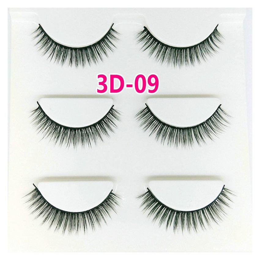 [HCM]Mi giả lông chồn 3D - Mi Chồn 3PCS 1 bộ 3 cặp cao cấp