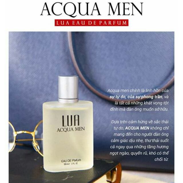 [HCM]Nước hoa nam ACQUA MEN - LUA PERFUME HÀN QUỐC- DMPTD2