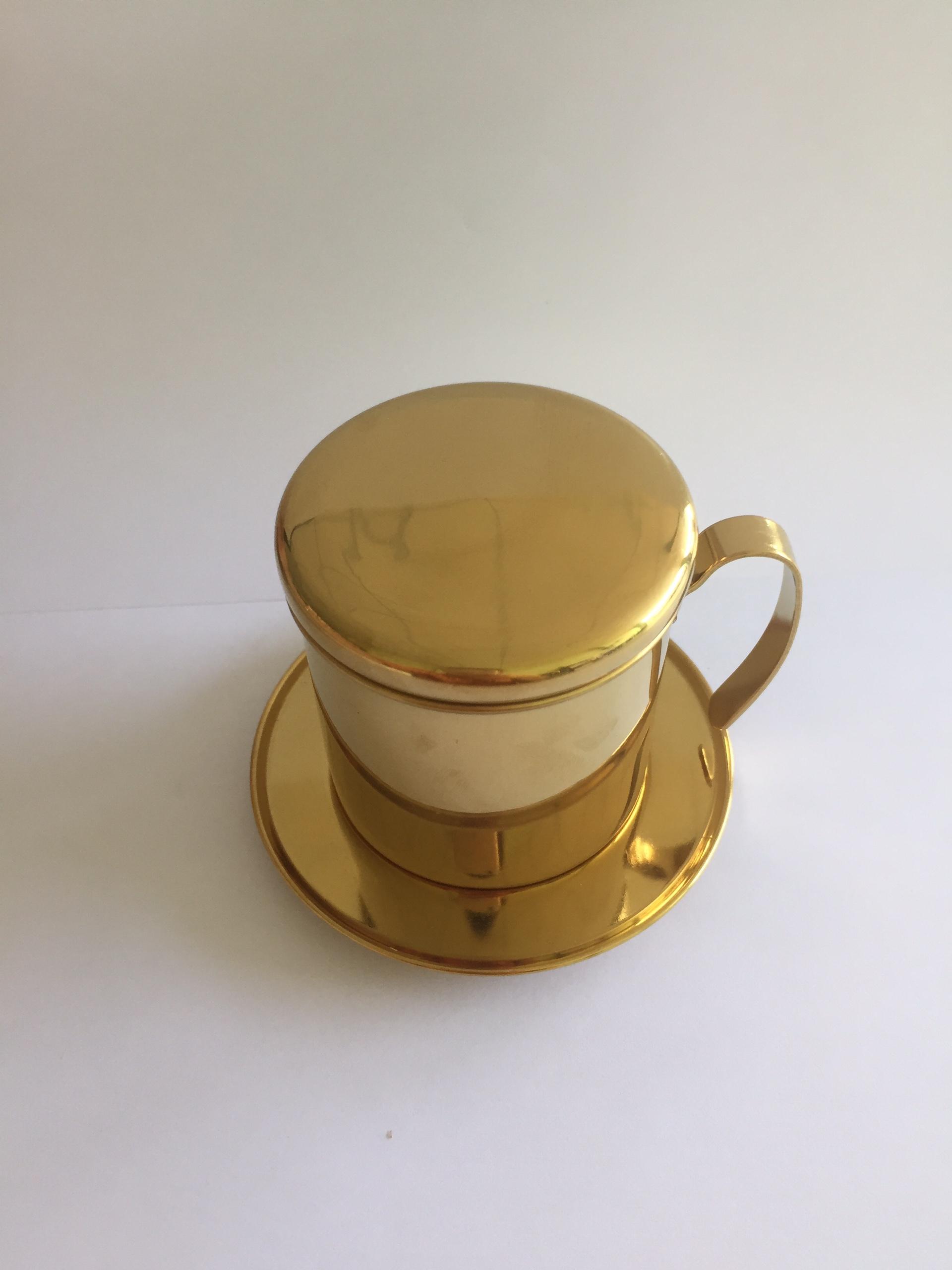 [HCM]Phin Cà Phê INOX 304 và 201 Mạ Vàng Cao Cấp