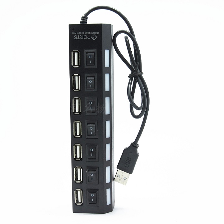 Bộ chia 7 cổng USB - HUB USB 7