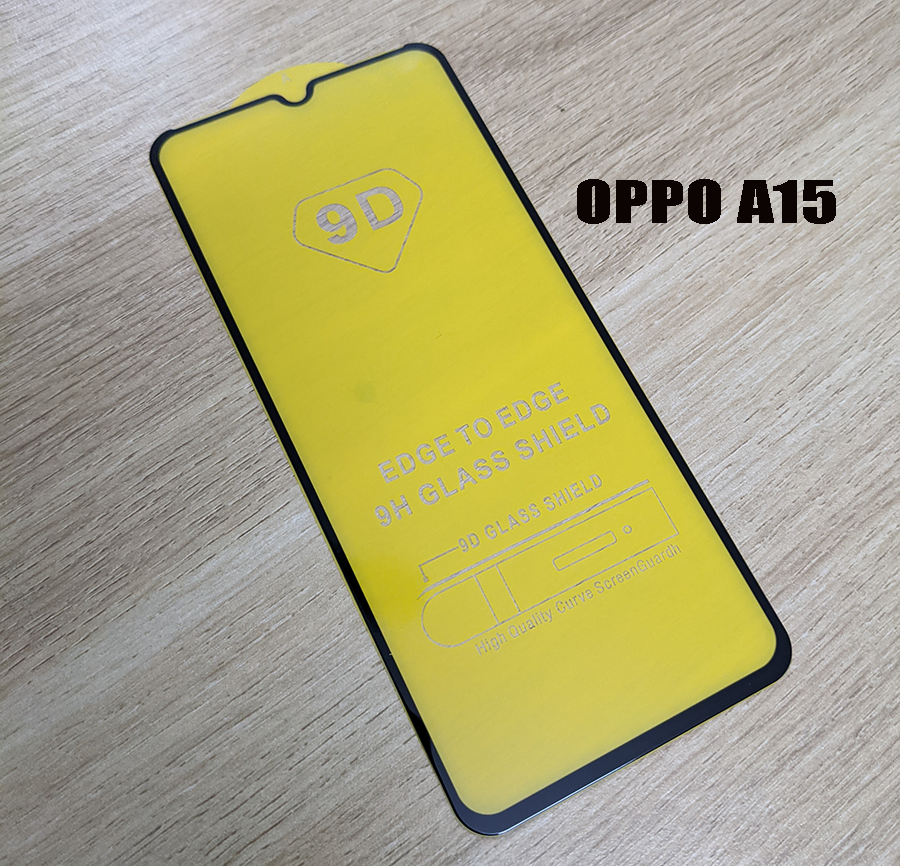 Bộ ốp lưng vải kính cường lực Oppo A15