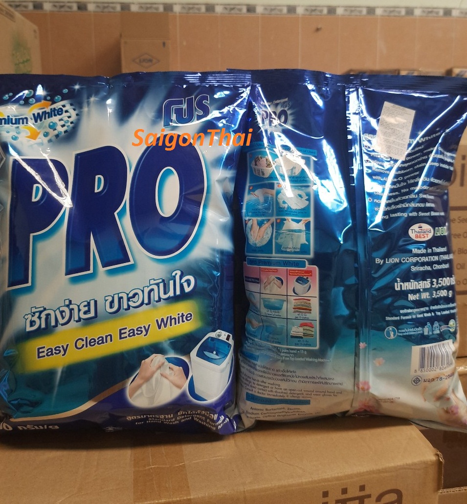 Bột giặt PRO 3.0kg ( Premium White) - Thái Lan