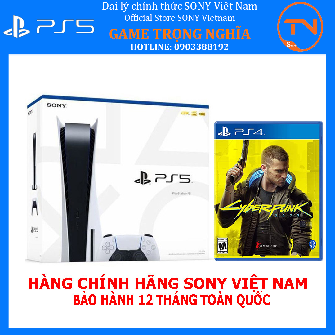 Máy PS5 Sony PlayStation 5 Standard Edition CHÍNH HÃNG Sony Việt Nam + Đĩa