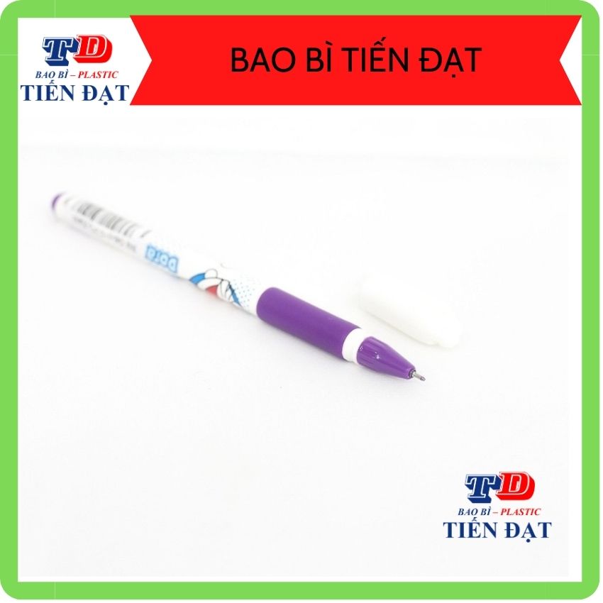 Combo 10 Cây Bút Mực Nước Thiên Long Doraemon Nét 0.5Mm Màu Tím
