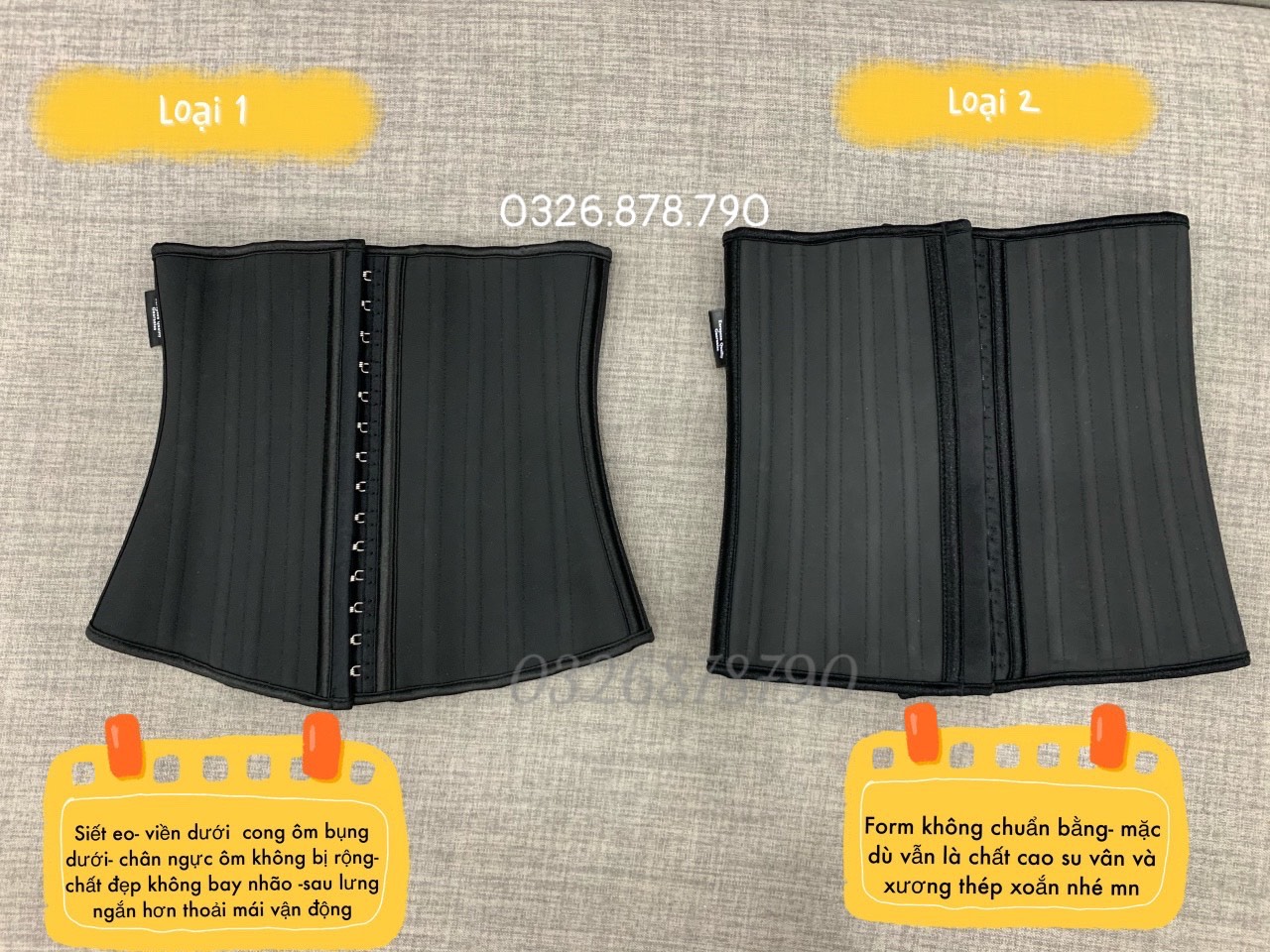 [ Cam kết hàng chuẩn ] Đai nịt bụng Latex 25 xương nhập khẩu