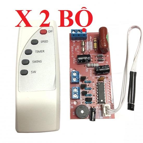 Combo 02 bộ mạch điều khiển quạt từ xa (chữ tiếng Anh)