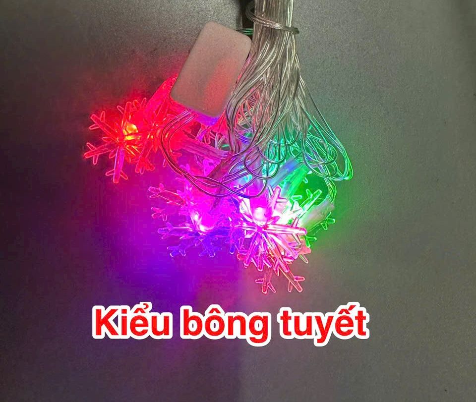 DÂY LED CHỚP KIỂU 3M 16 BÓNG ĐỔI MÀU (DÂY TRONG)