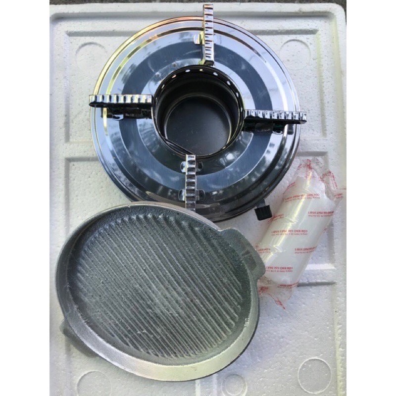 Bếp Cồn Và Chảo Gang Nướng Thịt Tiện Dụng