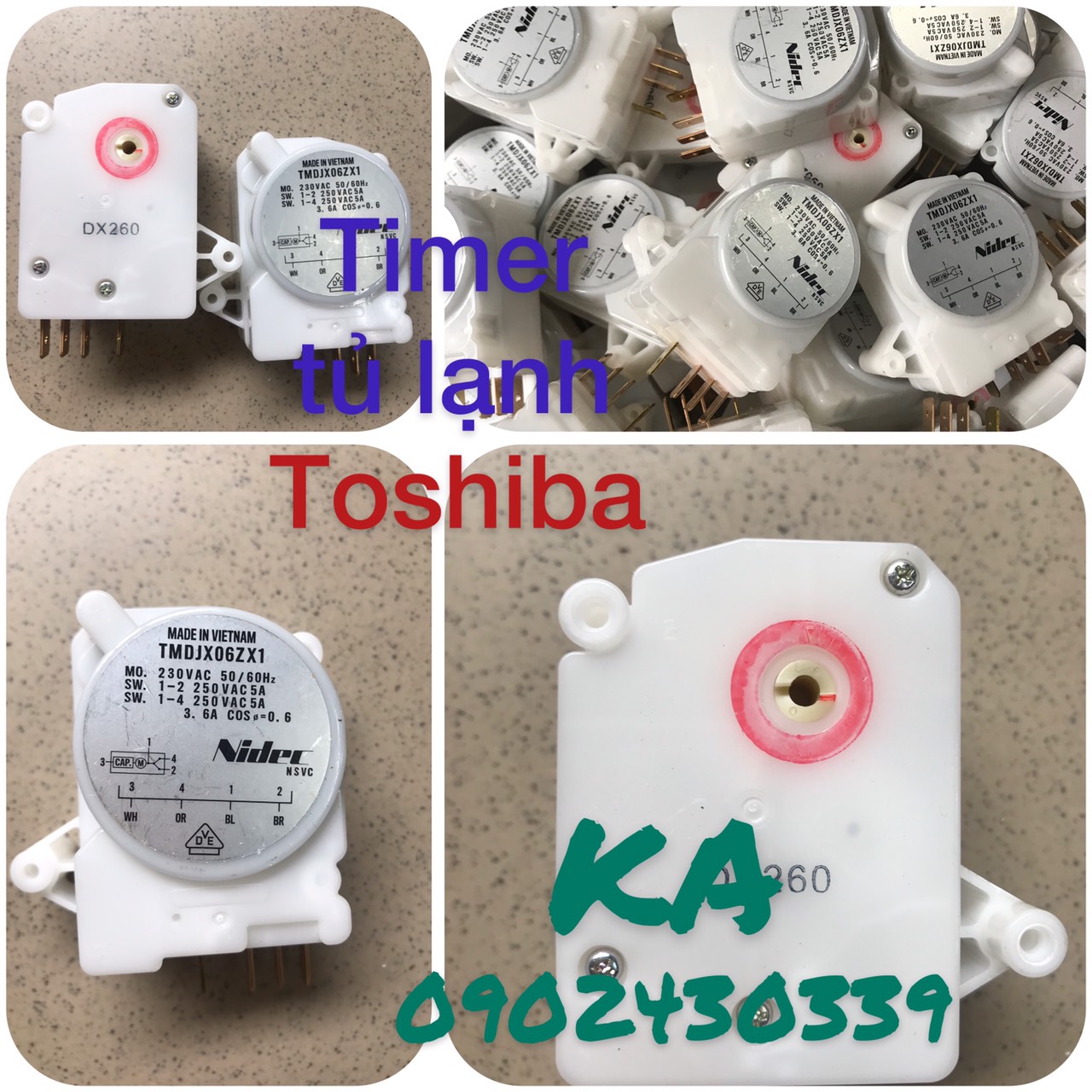Timer Tủ Lạnh TOSHIBA Chân Lớn