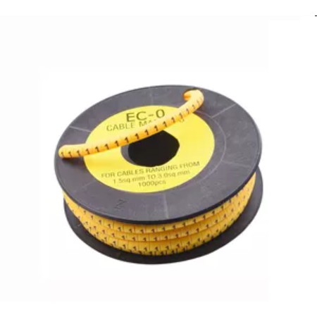 Đánh dấu dây cáp điện EC0 số 1.5 - 3 mm2
