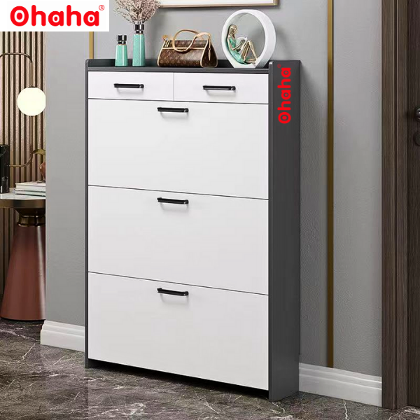 [ Freeship HCM]  [Kèm clip thực tế] Tủ giày thông minh siêu mỏng cao cấp Ohaha - TGCC026