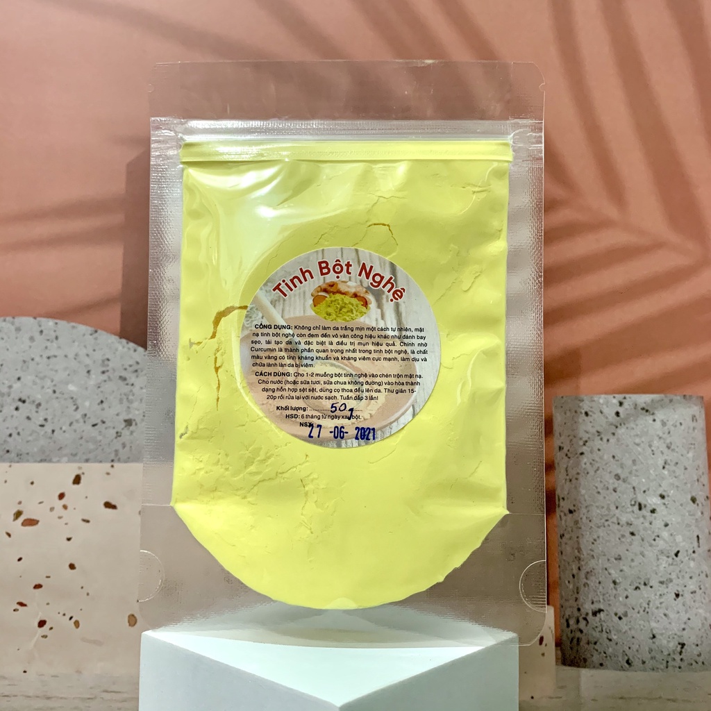 50gr Tinh Bột Nghệ Dưỡng Da Mờ Thâm Handmade