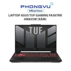 Máy tính xách tay/ Laptop Asus TUF Gaming FA507RR-HN835W (AMD Ryzen 7 6800H) (Xám) – Bảo hành 24 tháng