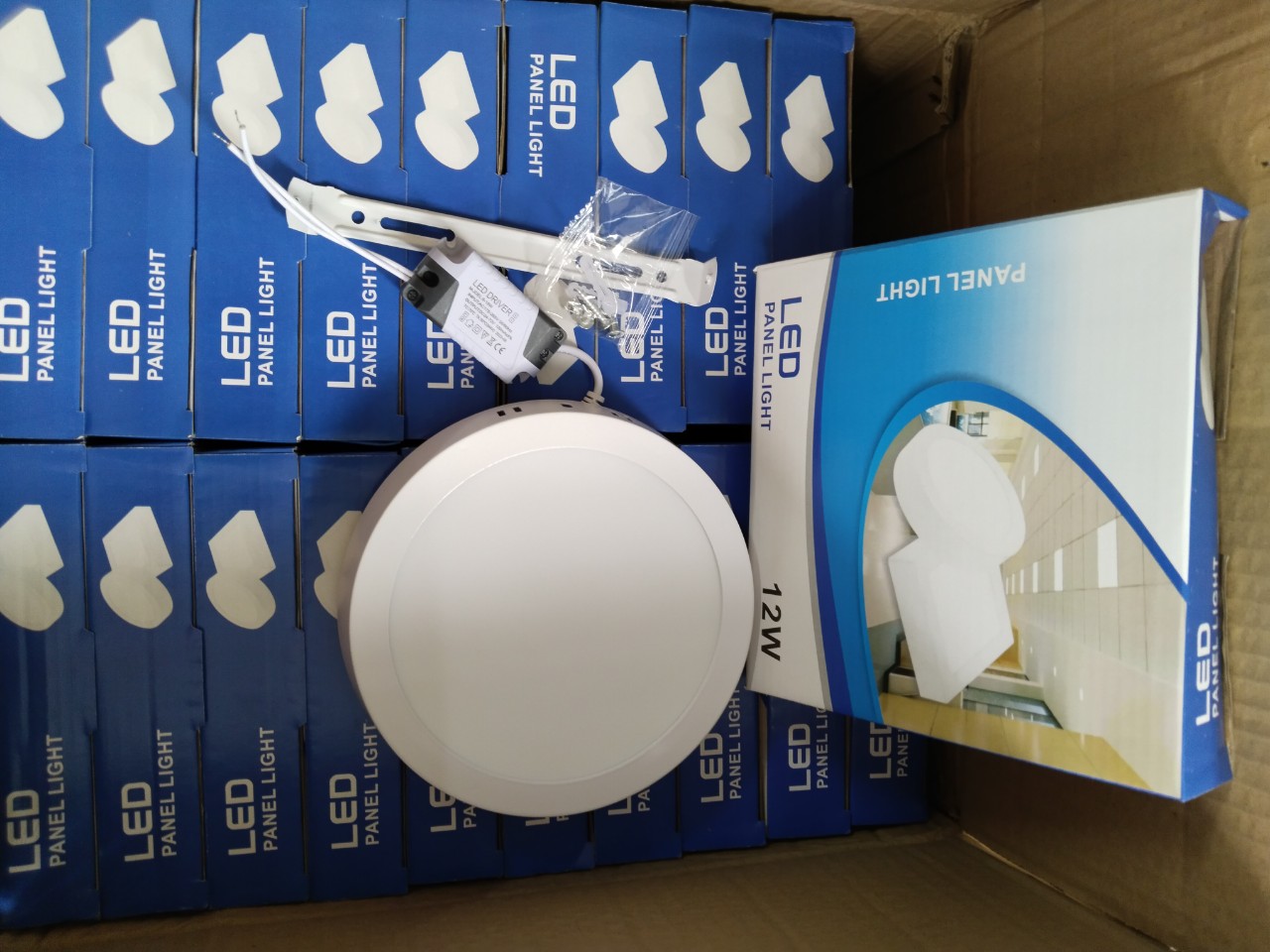 Đèn led ốp trần vuông, tròn 24w 18w 12w