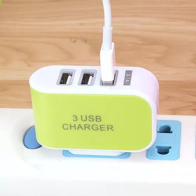 Củ sạc 3 cổng USB - Sạc điện thoại - Củ sạc nhanh