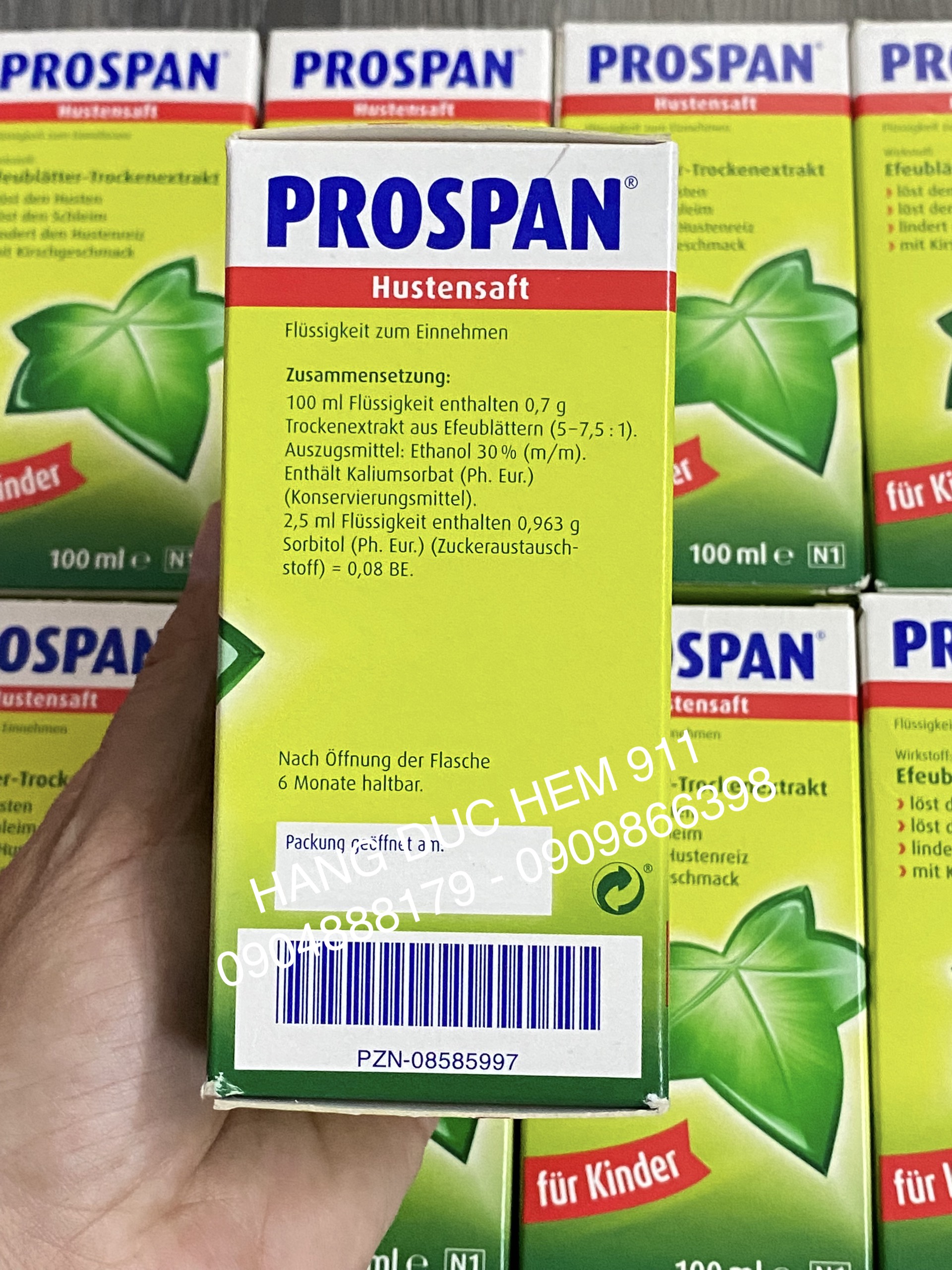 Siro ho Propan cho bé 100ml nội địa Đức