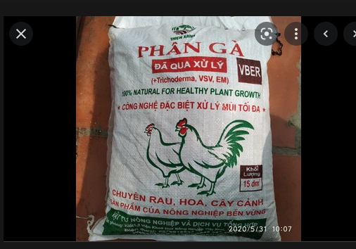 PHÂN GÀ ĐÃ QUA XỬ LÝ DẠNG BỘT -  BAO 15dm3