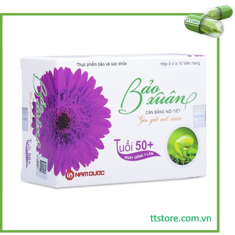 Bảo Xuân tím - mầm đậu nành, isoflavon, collagen