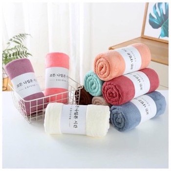 Washcloths Korean soft smooth size 30x50cm