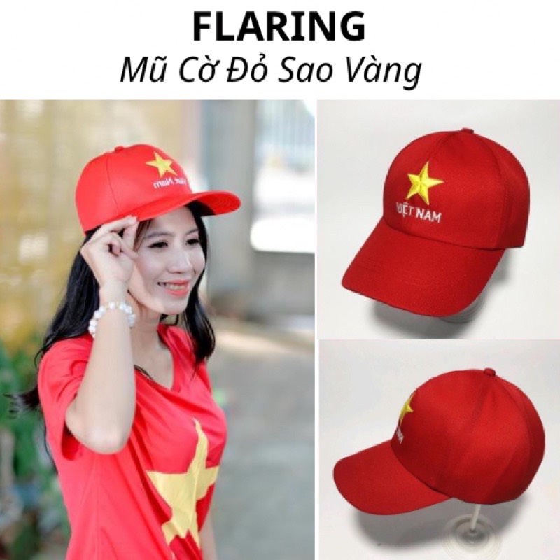Mũ cờ đỏ sao vàng A149