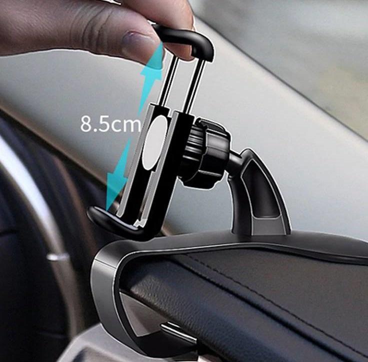 Giá đỡ điện thoại trên ô tô tiện lợi xoay 360 độ
