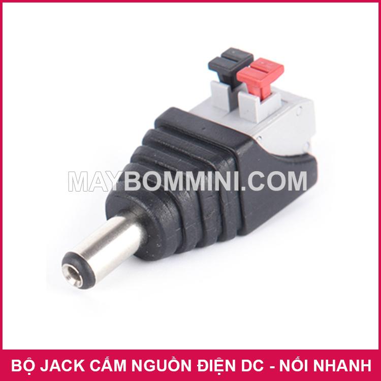 4 Bộ Jack Cấm Nguồn Điện DC đực cái kiểu nối nhanh - 8 cái