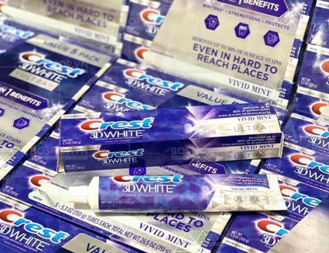 KEM ĐÁNH RĂNG CREST 3D WHITE FLUORIDE ANTICAVITY TOOTHPASTE ARCTIC FRESH