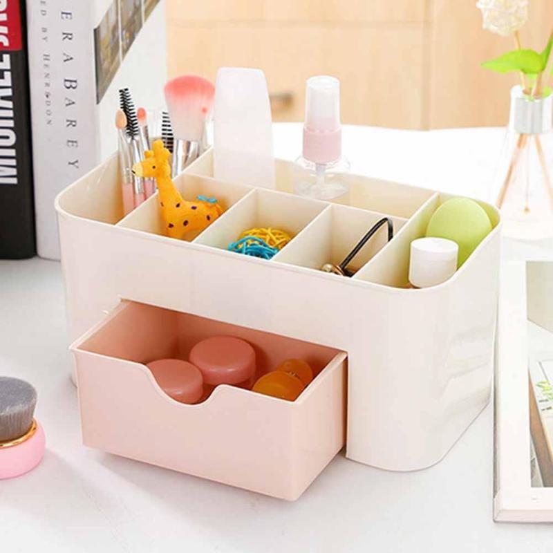 Tủ đựng mỹ phẩm mini, Tủ đồ trang điểm cho chị em (Màu ngẫu nhiên)