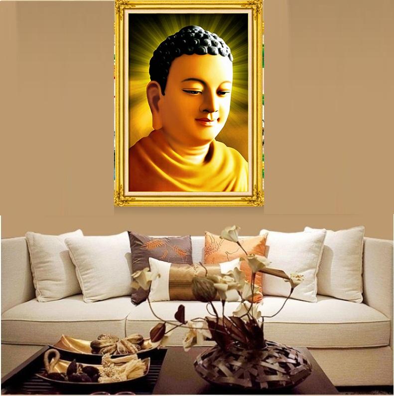 Tranh đính đá Phật Tổ 50x70cm LV382