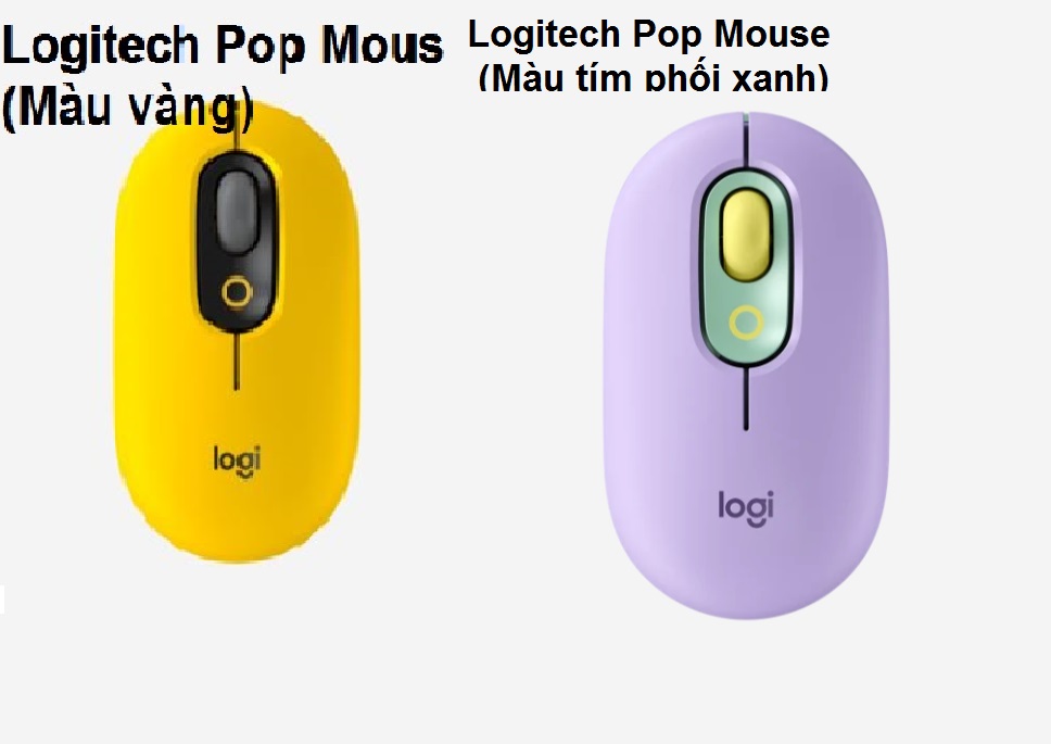 Chuột Không dây Bluetooth Logitech Pop Mouse Chính Hãng